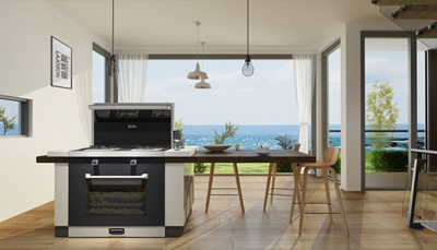 美食當(dāng)配好廚房，廚房煥新從藍(lán)炬星集成灶開(kāi)始