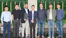 熱烈歡迎蒂芬迪總部代表團參觀考察藍(lán)炬星智能智造小鎮(zhèn)