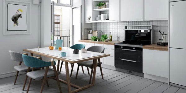 藍(lán)炬星集成灶易清理