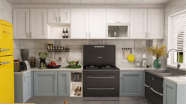 藍炬星集成灶：廚房生態(tài)，伴綠而行