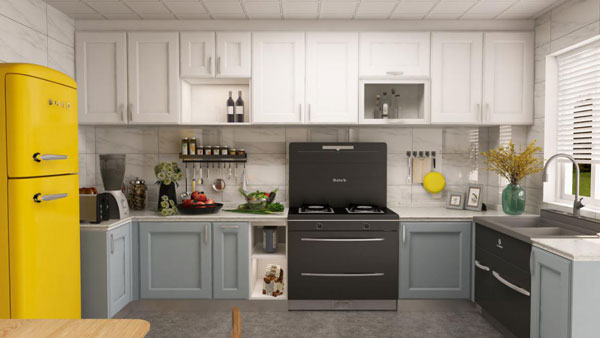 藍炬星集成灶廚房