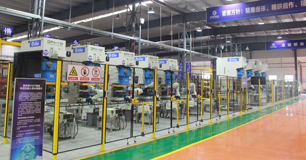 藍炬星集成灶智造車間